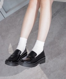 厚底バブーシュローファー
