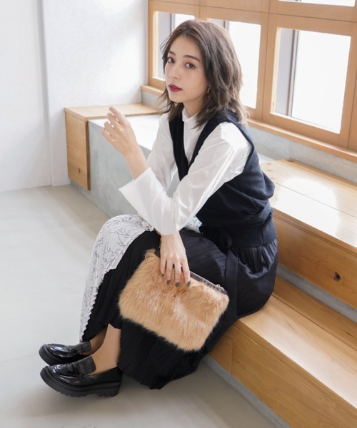 VIVIAN(ヴィヴィアン)の「厚底バブーシュローファー(ローファー・レディース・ブラック/ダークブラウン/アイボリー・S/M/L/LL)」の21枚目の写真
