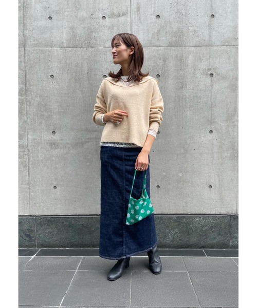 MADEMOISELLE ROPE'（マドモアゼル ロペ）の「センターシームロングブーツ（ブーツ・レディース・ブラック・36.5/37.5/35.5）」の14枚目の写真