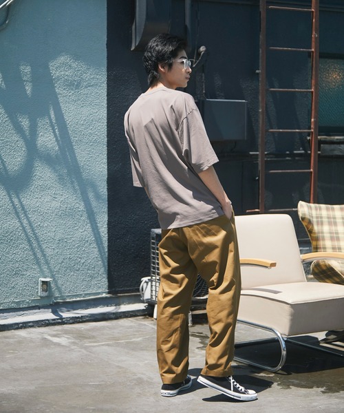 CRAFT STANDARD BOUTIQUE（クラフトスタンダードブティック）の「綿ツイル厚手ストレートパンツ　＊◇（スラックス・メンズ・ベージュ/ネイビー/カーキ・LL/M/L）」の9枚目の写真