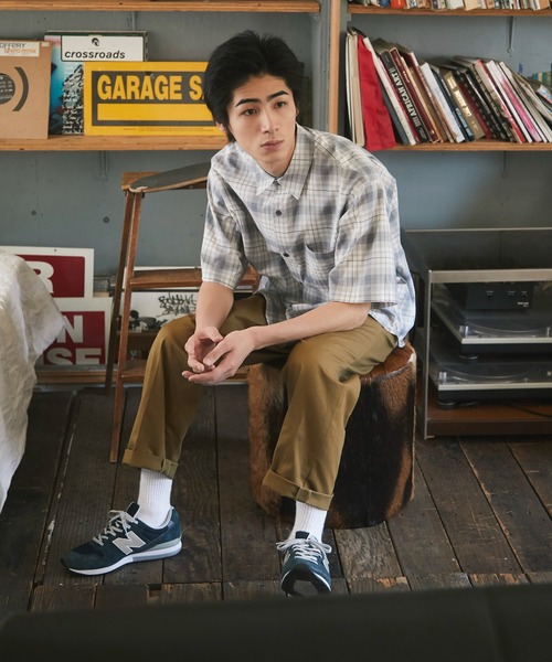 CRAFT STANDARD BOUTIQUE（クラフトスタンダードブティック）の「綿ツイル厚手ストレートパンツ　＊◇（スラックス・メンズ・ベージュ/ネイビー/カーキ・LL/M/L）」の11枚目の写真