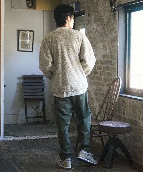 CRAFT STANDARD BOUTIQUE（クラフトスタンダードブティック）の「綿ツイル厚手ストレートパンツ　＊◇（スラックス・メンズ・ベージュ/ネイビー/カーキ・LL/M/L）」の20枚目の写真