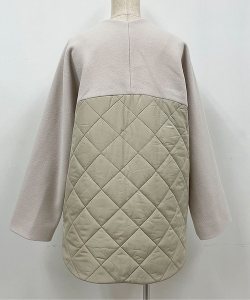 PICCIN（ピッチン）の「バックキルティング切替コート（その他アウター・レディース・アイボリー/モカ・M/L）」の22枚目の写真