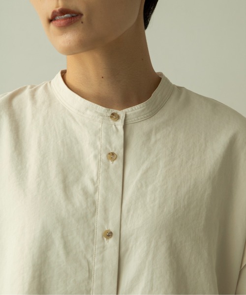 ANGIE（アンジー）の「レイヤードシャツワンピース（シャツワンピース・レディース・ベージュ/アイボリー/スミクロ・FREE）」の15枚目の写真