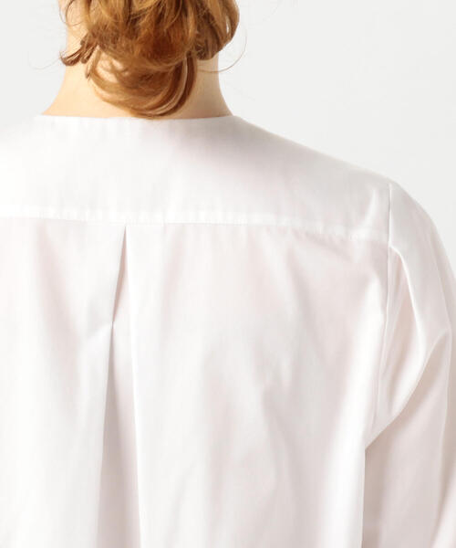 Ballsey - Ballsey ハイカウントコットン フロントタックブラウス BALLSEY（ボールジィ）の「ハイカウントコットン フロントタック