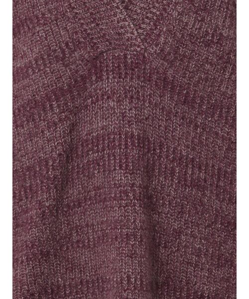 LAGUNAMOON(ラグナムーン)の「オーバーVネックニットプルオーバー(ニット/セーター・レディース・ブルー/アイボリー/ボルドー・FREE)」の13枚目の写真