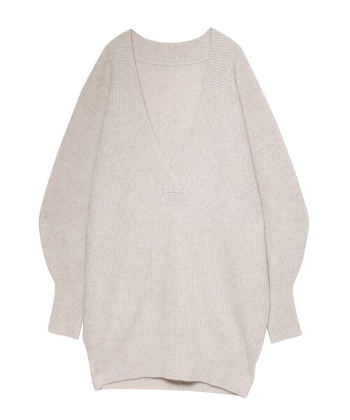 LAGUNAMOON(ラグナムーン)の「オーバーVネックニットプルオーバー(ニット/セーター・レディース・ブルー/アイボリー/ボルドー・FREE)」の21枚目の写真