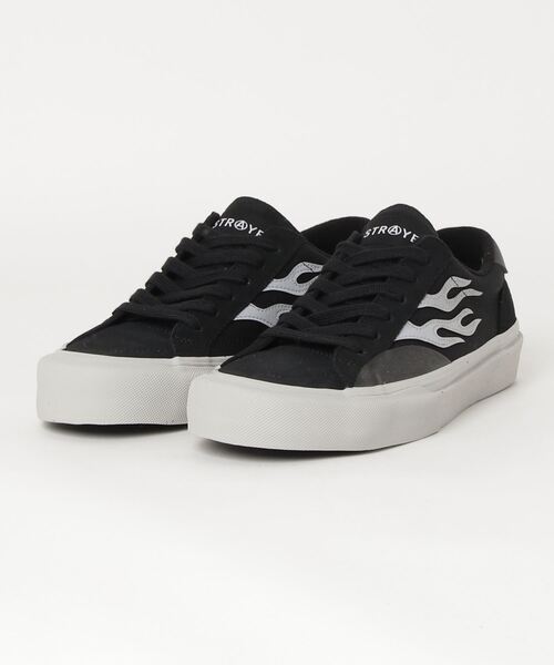 STRAYE(ストレイ)の「STRAYE/ストレイ スケシュー LOGAN SLG1472(スニーカー・メンズ・ブラック×ブラック・26.0cm/27.0cm/26.5cm/28.0cm/27.5cm)」の1枚目の写真