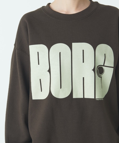 THEATRE PRODUCTS(シアタープロダクツ)の「スウェットプルオーバー(BORG)(スウェット・レディース・ブラウン・FREE)」の12枚目の写真