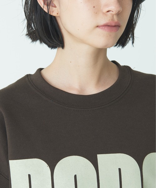 THEATRE PRODUCTS(シアタープロダクツ)の「スウェットプルオーバー(BORG)(スウェット・レディース・ブラウン・FREE)」の10枚目の写真