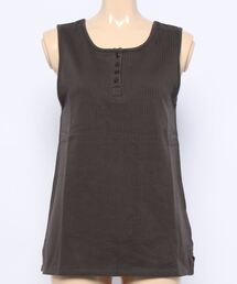 Samansa Mos2 | ジャカード前後着ノースリーブ(Tシャツ/カットソー)