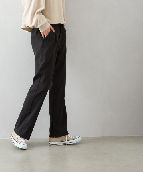 SpRay(スプレイ)の「起毛ツイルスラックス(スラックス・レディース・ブラック/ベージュ/オリーブ/マスタード/モカ/ピンク系その他/ダークオレンジ・FREE)」の15枚目の写真