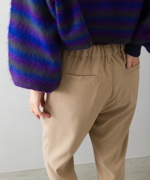 SpRay(スプレイ)の「起毛ツイルスラックス(スラックス・レディース・ブラック/ベージュ/オリーブ/マスタード/モカ/ピンク系その他/ダークオレンジ・FREE)」の10枚目の写真