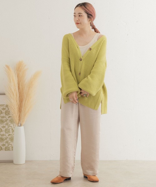 ITEMS URBANRESEARCH(アイテムズ アーバンリサーチ)の「サテンイージーパンツ(その他パンツ・レディース・グレー系その他/ブラック/マスタード/ブラウン・FREE)」の18枚目の写真