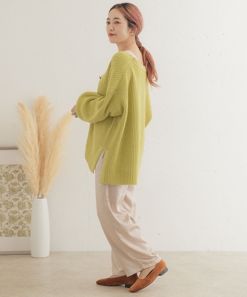 ITEMS URBANRESEARCH(アイテムズ アーバンリサーチ)の「サテンイージーパンツ(その他パンツ・レディース・グレー系その他/ブラック/マスタード/ブラウン・FREE)」の19枚目の写真