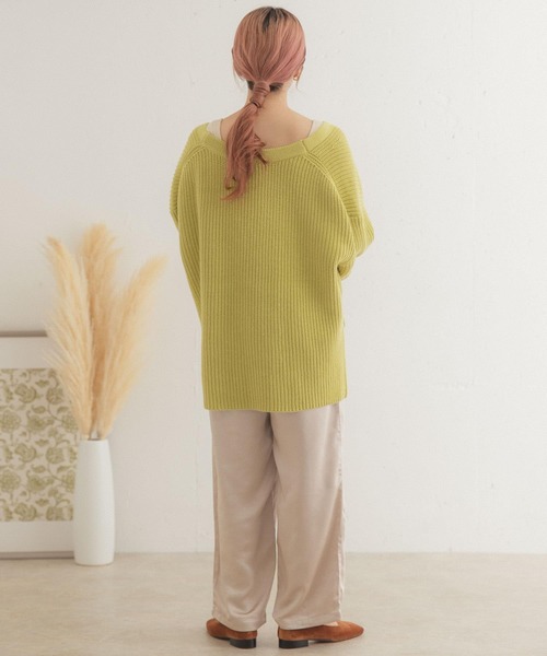 ITEMS URBANRESEARCH(アイテムズ アーバンリサーチ)の「サテンイージーパンツ(その他パンツ・レディース・グレー系その他/ブラック/マスタード/ブラウン・FREE)」の20枚目の写真