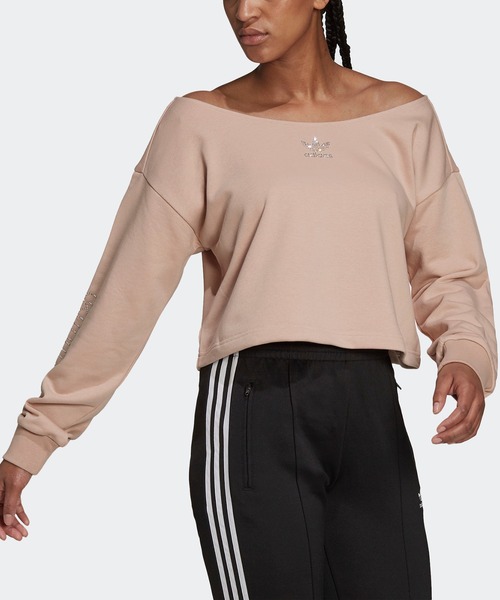 セール アディダス 00 リュクス スラウチー クルースウェット アディダスオリジナルス スウェット Adidas アディダス のファッション通販 Zozotown