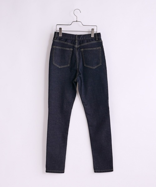 CIAOPANIC（チャオパニック）の「ハイウエストスキニーデニムパンツ（デニムパンツ・レディース・ブラック/ベージュ/インディゴブルー・S/M）」の8枚目の写真