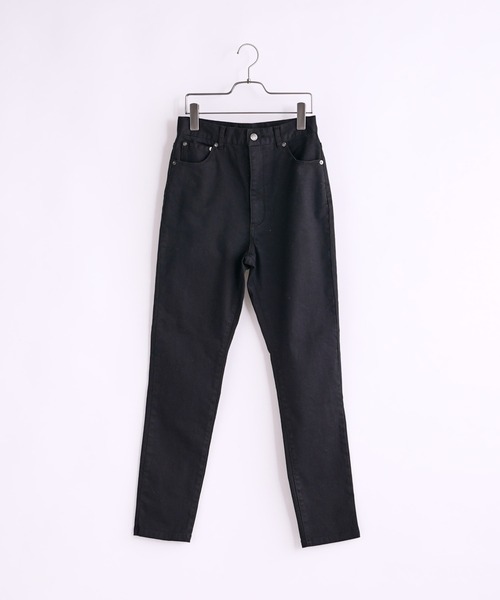 CIAOPANIC（チャオパニック）の「ハイウエストスキニーデニムパンツ（デニムパンツ・レディース・ブラック/ベージュ/インディゴブルー・S/M）」の11枚目の写真
