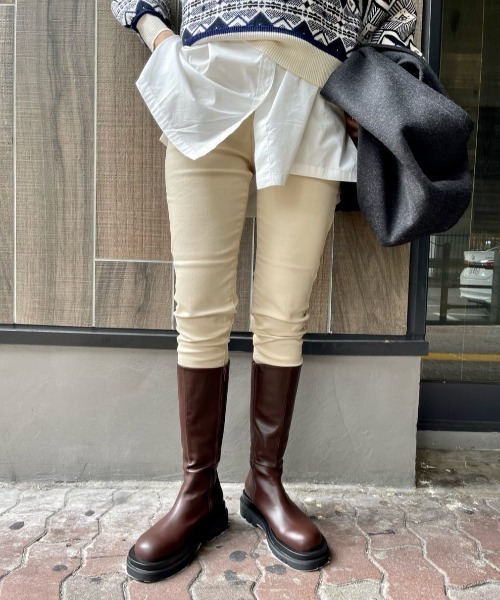 CIAOPANIC（チャオパニック）の「ハイウエストスキニーデニムパンツ（デニムパンツ・レディース・ブラック/ベージュ/インディゴブルー・S/M）」の22枚目の写真