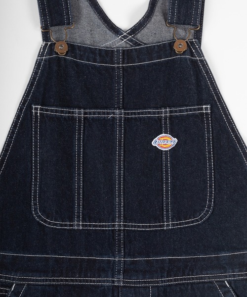 Dickies（ディッキーズ）の「【Dickies/ディッキーズ】ルーズフィット オーバーオール/ デニム/ ホワイト/ブラック（サロペット/オーバーオール・メンズ・ブラック/オフホワイト/インディゴブルー/ライトインディゴブルー・M/L/XL）」の20枚目の写真