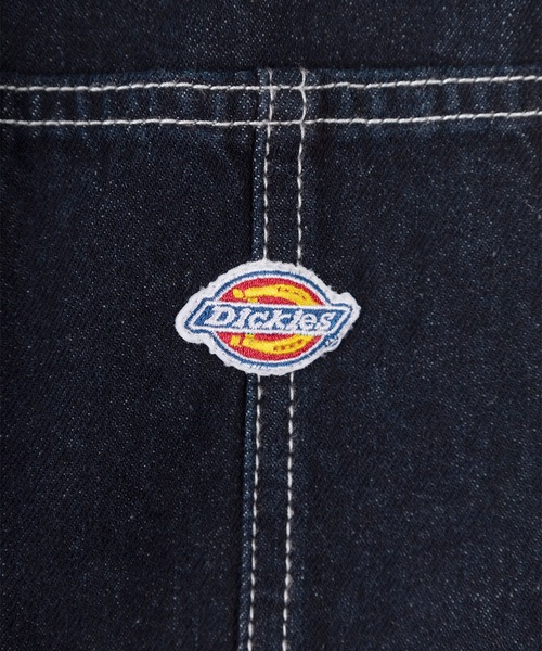 Dickies（ディッキーズ）の「【Dickies/ディッキーズ】ルーズフィット オーバーオール/ デニム/ ホワイト/ブラック（サロペット/オーバーオール・メンズ・ブラック/オフホワイト/インディゴブルー/ライトインディゴブルー・M/L/XL）」の21枚目の写真