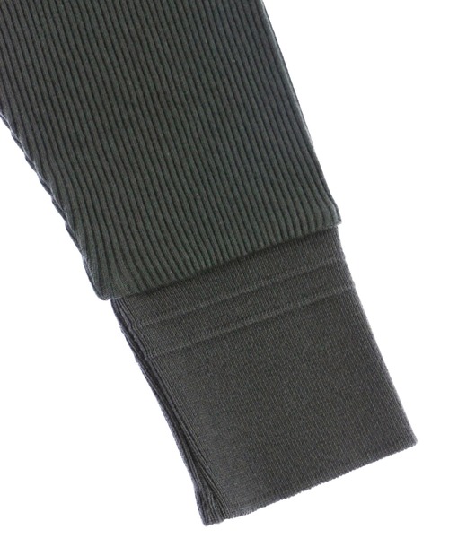 ALEXIA STAM（アリシアスタン）の「China Button Rib Knit Top/チャイナボタンリブニットトップ（Tシャツ/カットソー・レディース・チャコールグレー/ブラウン/オフホワイト・FREE）」の6枚目の写真