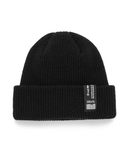 LMCの「【LMC】LABEL SHORT BEANIE / エルエムシー ラベル ショート ビーニー（ニットキャップ/ビーニー・メンズ・グレー/ブルー/ブラック・FREE）」の2枚目の写真