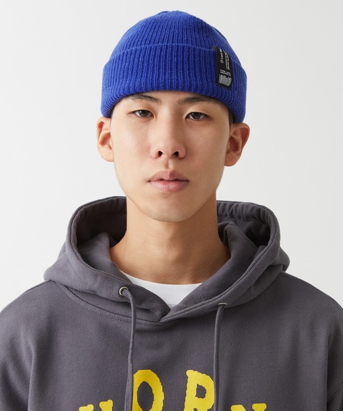 LMCの「【LMC】LABEL SHORT BEANIE / エルエムシー ラベル ショート ビーニー（ニットキャップ/ビーニー・メンズ・グレー/ブルー/ブラック・FREE）」の14枚目の写真