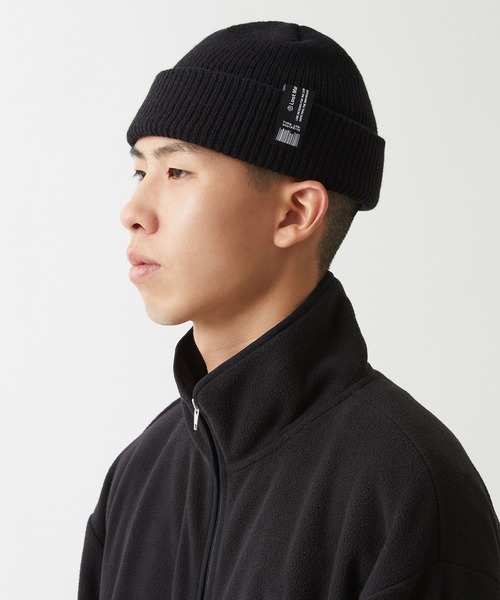 LMCの「【LMC】LABEL SHORT BEANIE / エルエムシー ラベル ショート ビーニー（ニットキャップ/ビーニー・メンズ・グレー/ブルー/ブラック・FREE）」の5枚目の写真