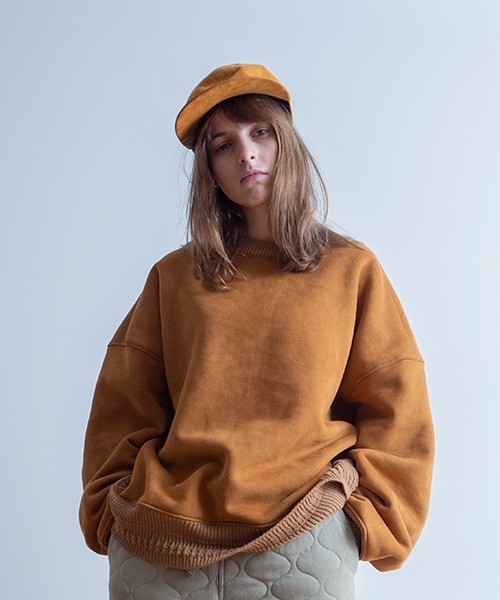 Universal Style Wear(ユニバーサルスタイルウェア)の「Universal Style Wear ライアー ルーズ クルーネック(スウェット・メンズ・カーキ/ブラック/キャメル/ネイビー・LARGE/X-LARGE/MEDIUM)」の20枚目の写真