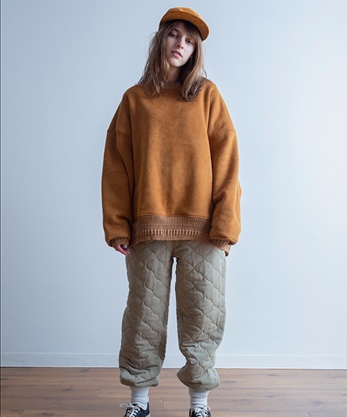 Universal Style Wear(ユニバーサルスタイルウェア)の「Universal Style Wear ライアー ルーズ クルーネック(スウェット・メンズ・カーキ/ブラック/キャメル/ネイビー・LARGE/X-LARGE/MEDIUM)」の18枚目の写真