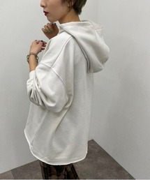 ダメージ裏毛フーディー【ZOZOTOWN限定アイテム】