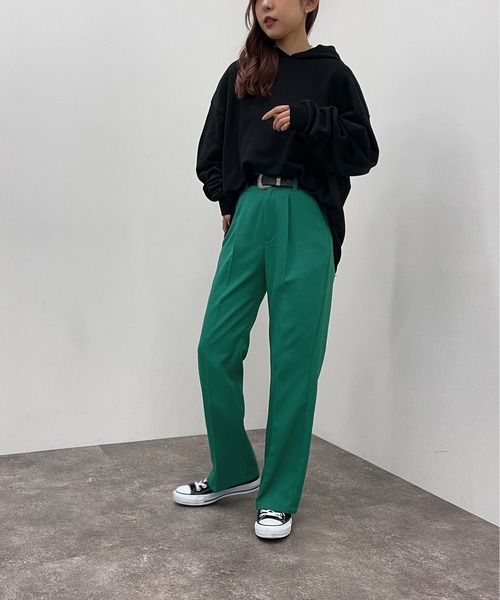 apres jour mignon(アプレジュールミニョン)の「ダメージ裏毛フーディー【ZOZOTOWN限定アイテム】(パーカー・レディース・アイボリー/ブラック/ナチュラル・X-LARGE/フリー)」の11枚目の写真