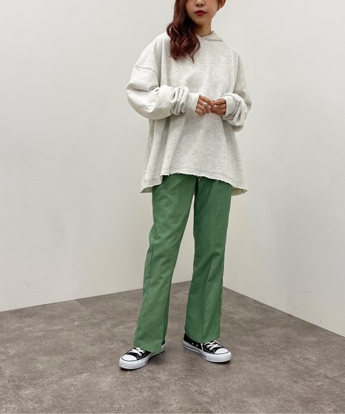 apres jour mignon(アプレジュールミニョン)の「ダメージ裏毛フーディー【ZOZOTOWN限定アイテム】(パーカー・レディース・アイボリー/ブラック/ナチュラル・X-LARGE/フリー)」の19枚目の写真