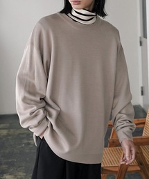 【nowm】MILANO RIB LOOSE CREW NECK KNIT / ミラノリブ ルーズクルーネックニット