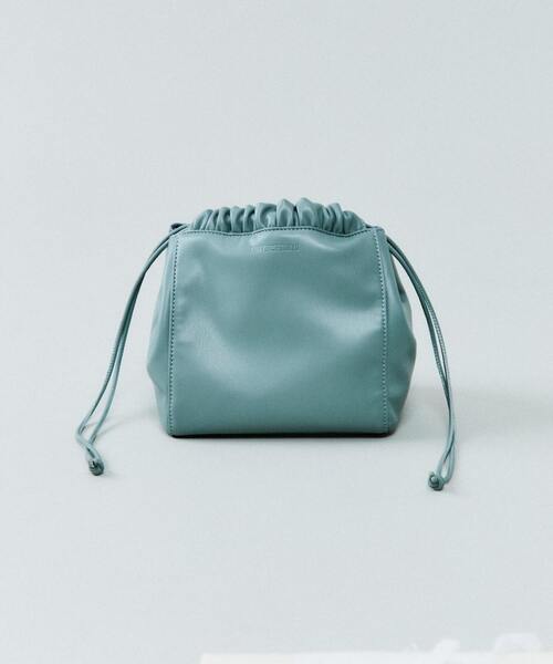CONVERSE TOKYO(コンバーストウキョウ)の「ギャザー巾着バッグ(ハンドバッグ・レディース・ミント/ブラウン・FREE)」の11枚目の写真