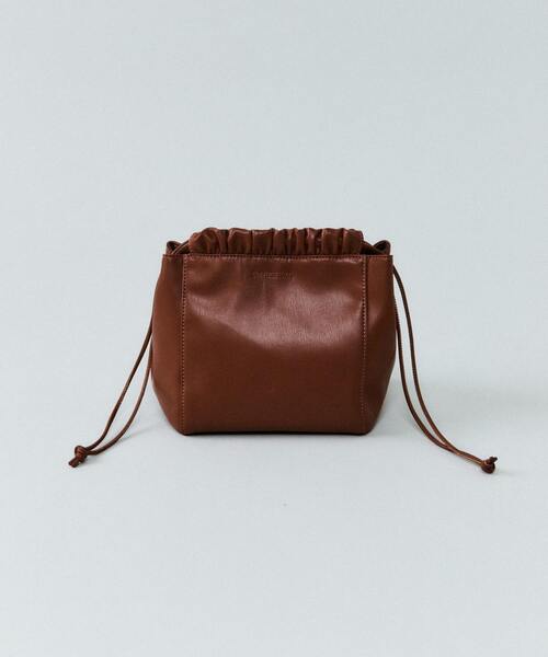 CONVERSE TOKYO(コンバーストウキョウ)の「ギャザー巾着バッグ(ハンドバッグ・レディース・ミント/ブラウン・FREE)」の14枚目の写真