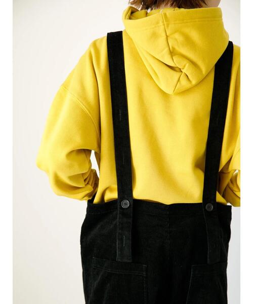 koe（コエ）の「コーデュロイオーバーオール*（サロペット/オーバーオール・レディース・グレー/オフホワイト/ブラック・L/S/M）」の13枚目の写真