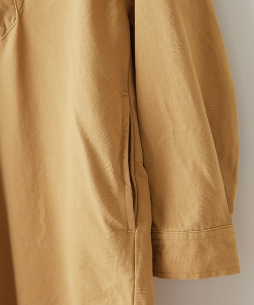 CIAOPANIC TYPY（チャオパニックティピー）の「【KIDS】レースアップフードミリタリーワンピース（ワンピース・キッズ・カーキ/キャメル・SMALL/MEDIUM/LARGE/X-LARGE/XX-LARGE）」の8枚目の写真