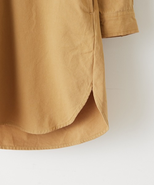 CIAOPANIC TYPY（チャオパニックティピー）の「【KIDS】レースアップフードミリタリーワンピース（ワンピース・キッズ・カーキ/キャメル・SMALL/MEDIUM/LARGE/X-LARGE/XX-LARGE）」の6枚目の写真