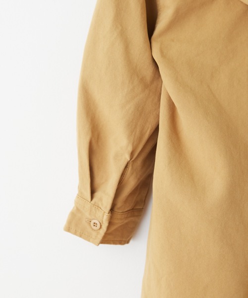 CIAOPANIC TYPY（チャオパニックティピー）の「【KIDS】レースアップフードミリタリーワンピース（ワンピース・キッズ・カーキ/キャメル・SMALL/MEDIUM/LARGE/X-LARGE/XX-LARGE）」の7枚目の写真