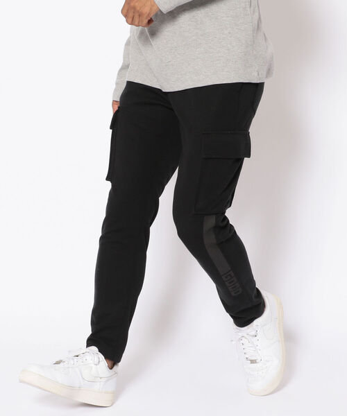 ROYAL FLASH（ロイヤルフラッシュ）の「【別注】eJEANS / イージーンズ/スウェットカーゴパンツ（その他パンツ・メンズ・ブラック/カーキ/グレー・SMALL/MEDIUM/LARGE/X-LARGE）」の2枚目の写真