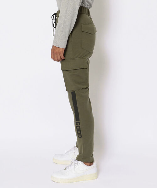 ROYAL FLASH（ロイヤルフラッシュ）の「【別注】eJEANS / イージーンズ/スウェットカーゴパンツ（その他パンツ・メンズ・ブラック/カーキ/グレー・SMALL/MEDIUM/LARGE/X-LARGE）」の5枚目の写真