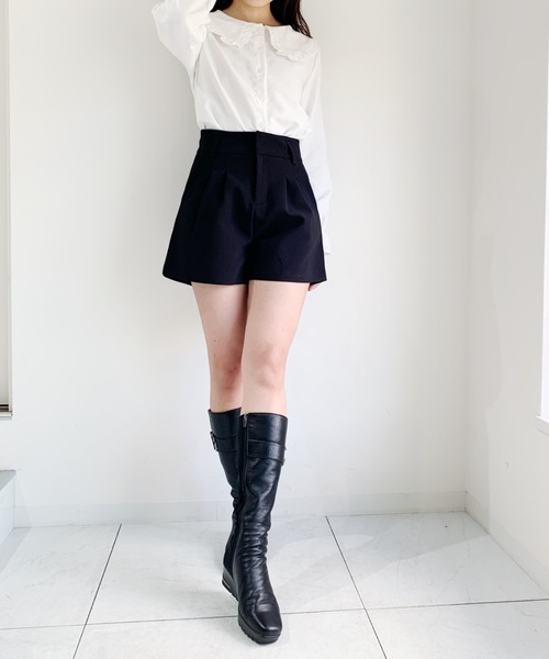 H.Warren(エイチウォーレン)の「フリルカラーブラウス(シャツ/ブラウス・レディース・ホワイト・FREE)」の9枚目の写真