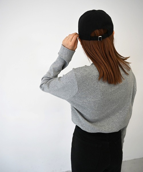 CANAL JEAN（キャナルジーン）の「harmonie -OrganicCotton-　フライスゆったり切り替えロングスリーブ（Tシャツ/カットソー・レディース・ホワイト/チャコールグレー/ブラック/グレー/オートミール・ONE SIZE）」の13枚目の写真