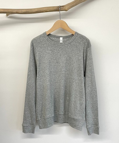 CANAL JEAN（キャナルジーン）の「harmonie -OrganicCotton-　フライスゆったり切り替えロングスリーブ（Tシャツ/カットソー・レディース・ホワイト/チャコールグレー/ブラック/グレー/オートミール・ONE SIZE）」の8枚目の写真