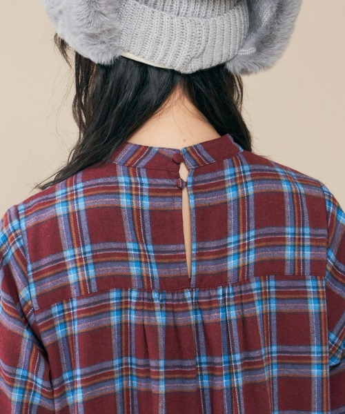 MERLOT（メルロー）の「チェックキルトワンピース（ワンピース・レディース・ブラック/ボルドー・FREE）」の19枚目の写真