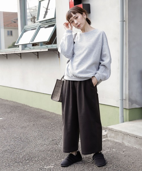 studio CLIP（スタディオクリップ）の「あったかふわふわカットプルオーバー（Tシャツ/カットソー・レディース・グレー/モカ/ライトグリーン/オフホワイト・FREE）」の17枚目の写真