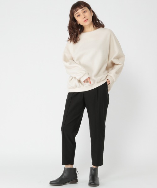 studio CLIP（スタディオクリップ）の「あったかふわふわカットプルオーバー（Tシャツ/カットソー・レディース・グレー/モカ/ライトグリーン/オフホワイト・FREE）」の22枚目の写真